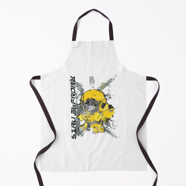 Item preview, Chibi Robot Yellow Mech Grunge Art designed and sold by OlafZemlak.