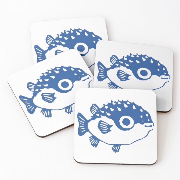 Item preview, Derpy Pufferfish Funny Animal Graphic designed and sold by trajeado14.
