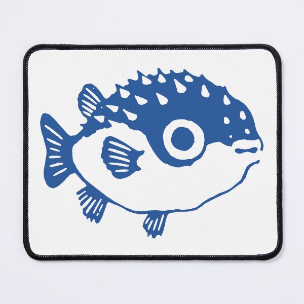 Item preview, Derpy Pufferfish Funny Animal Graphic designed and sold by trajeado14.