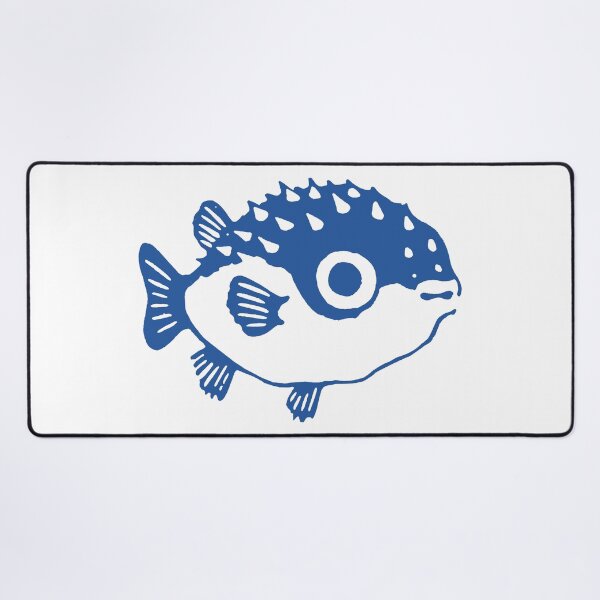 Item preview, Derpy Pufferfish Funny Animal Graphic designed and sold by trajeado14.