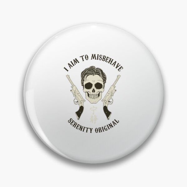 Item preview, Skull Pistols Misbehave Serenity Original Vintage designed and sold by OlafZemlak.