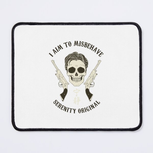 Item preview, Skull Pistols Misbehave Serenity Original Vintage designed and sold by OlafZemlak.