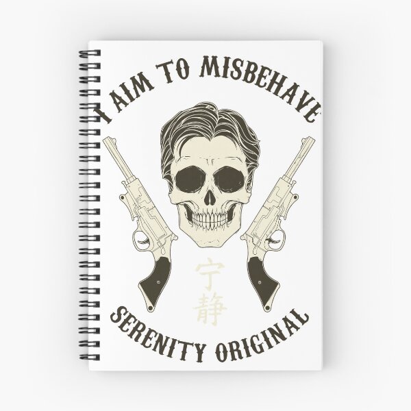 Item preview, Skull Pistols Misbehave Serenity Original Vintage designed and sold by OlafZemlak.