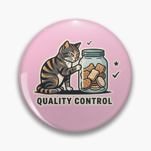 Item preview, A tabby cat treat inspector with quality control designed and sold by BiniClicks.