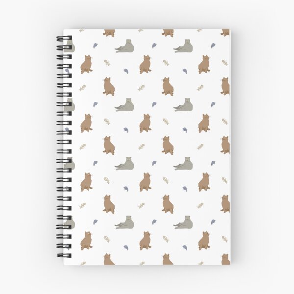 Item preview, Minimalist Flat Vector Cats Light Cream Pattern designed and sold by svitlaarty.