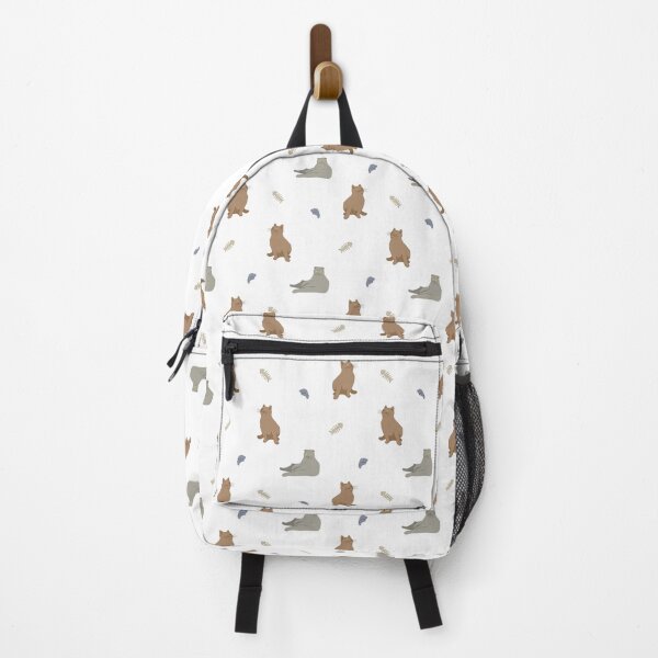 Item preview, Minimalist Flat Vector Cats Light Cream Pattern designed and sold by svitlaarty.