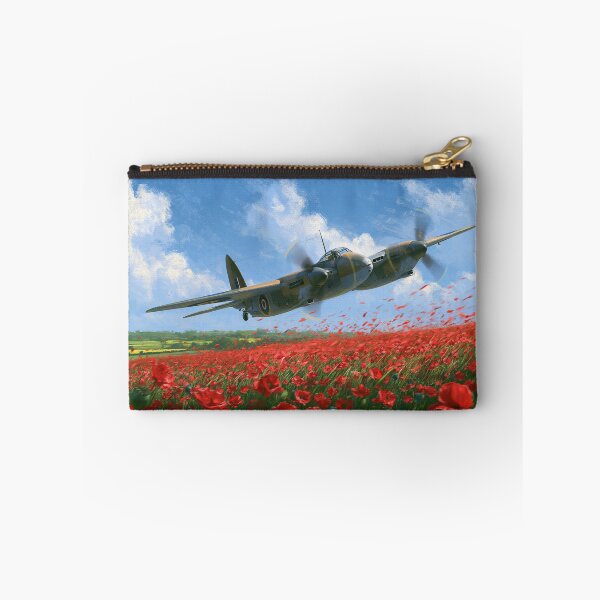 Item preview, RAF Mosquito Over The Poppy Fields designed and sold by Skyframe Aviation.