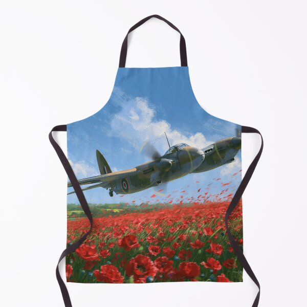 Item preview, RAF Mosquito Over The Poppy Fields designed and sold by Skyframe Aviation.