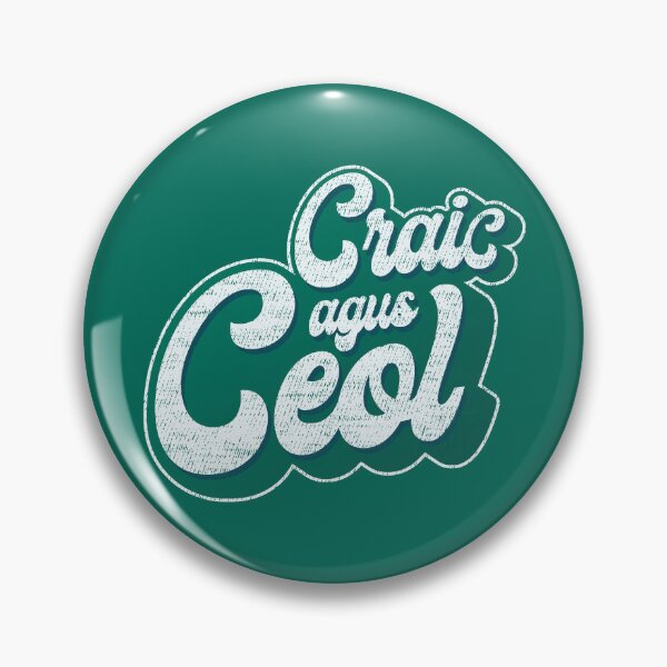 Item preview, Craic agus Ceol fun and music vibe in Gaeilge designed and sold by unrealindeed.