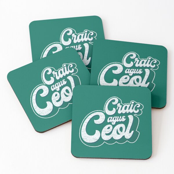 Item preview, Craic agus Ceol fun and music vibe in Gaeilge designed and sold by unrealindeed.