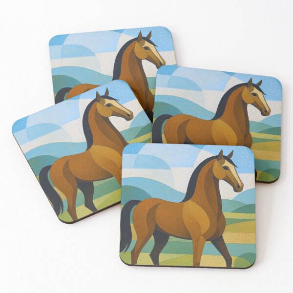 Item preview, Arabian horse - a Geometric illustration. designed and sold by GalleryKauffeld.