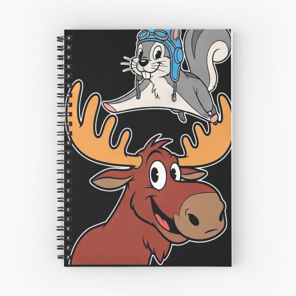 Item preview, Cartoon Moose Head & Flying Squirrel Retro Tee #5248 designed and sold by shawn-muse.