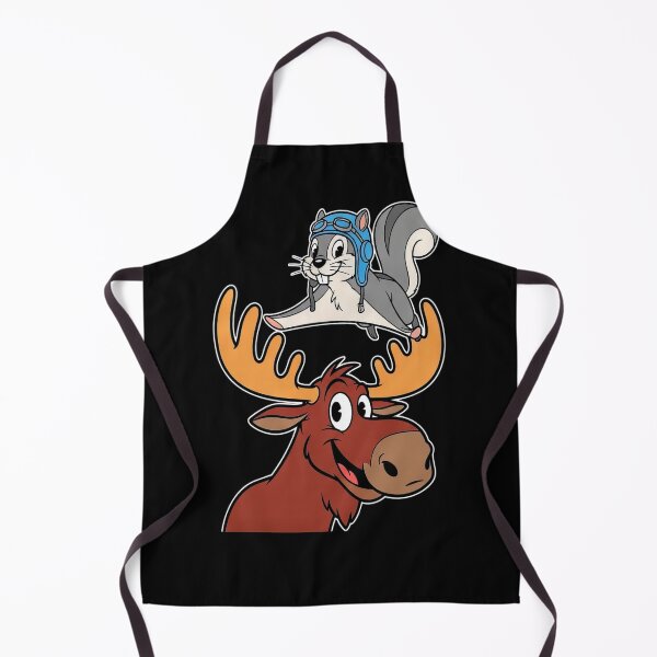 Item preview, Cartoon Moose Head & Flying Squirrel Retro Tee #5248 designed and sold by shawn-muse.