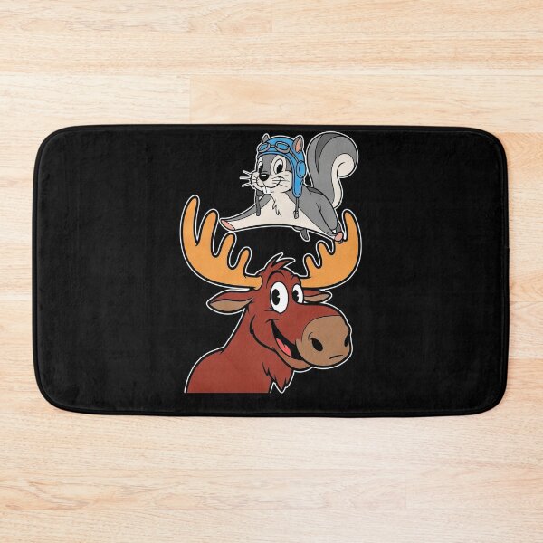 Item preview, Cartoon Moose Head & Flying Squirrel Retro Tee #5248 designed and sold by shawn-muse.