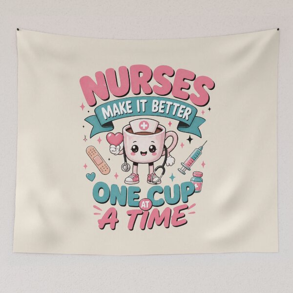 Item preview, Nurses Make It Better  designed and sold by Rosie's Wildflower Boutique.