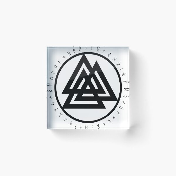 Artikelvorschau, Valknut in a Circle of Runes entworfen und verkauft von Skoelgrim.