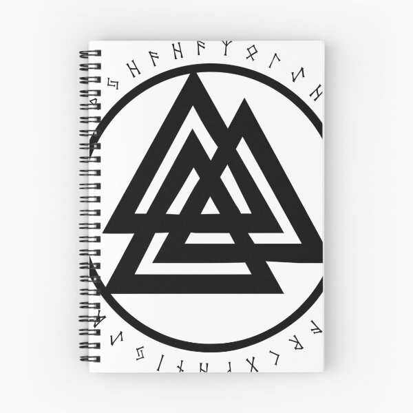 Item preview, Valknut in a Circle of Runes designed and sold by Skoelgrim.