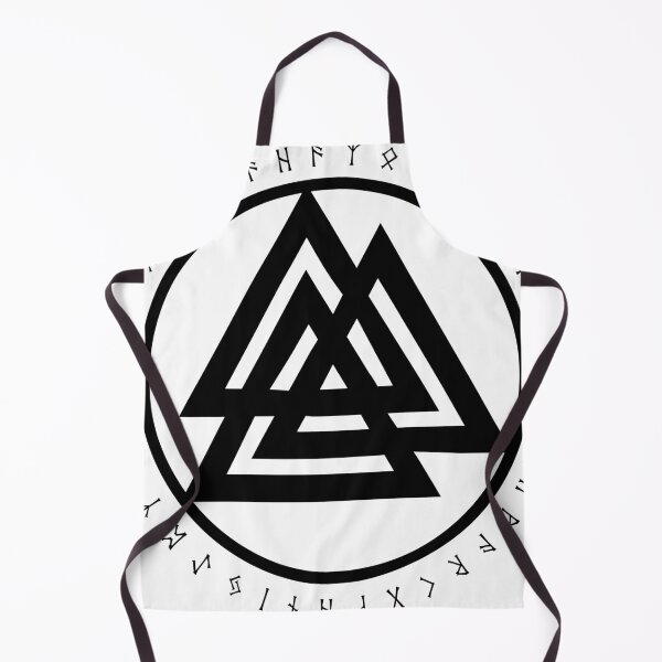 Item preview, Valknut in a Circle of Runes designed and sold by Skoelgrim.