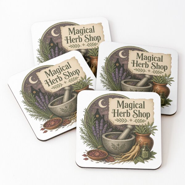 Item preview, Magical Herb Shop Apothecary Mixing Table designed and sold by RoyesButler.