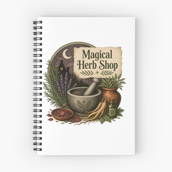 Item preview, Magical Herb Shop Apothecary Mixing Table designed and sold by RoyesButler.
