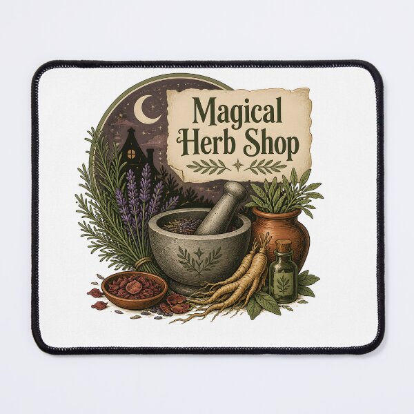 Item preview, Magical Herb Shop Apothecary Mixing Table designed and sold by RoyesButler.