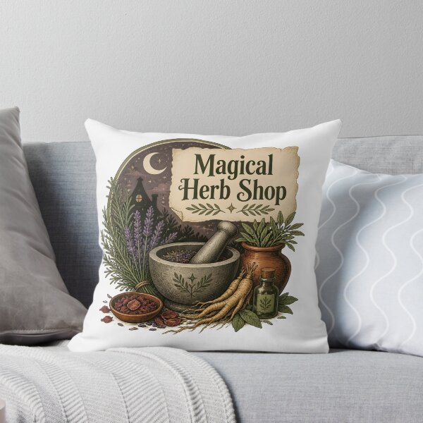 Item preview, Magical Herb Shop Apothecary Mixing Table designed and sold by RoyesButler.