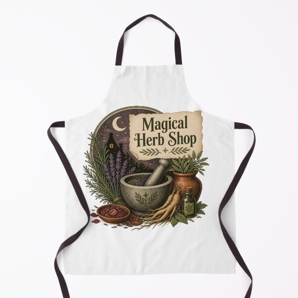 Item preview, Magical Herb Shop Apothecary Mixing Table designed and sold by RoyesButler.