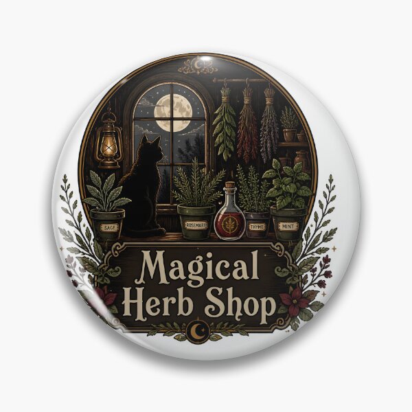 Item preview, Magical Herb Shop The Midnight Shop Window designed and sold by RoyesButler.