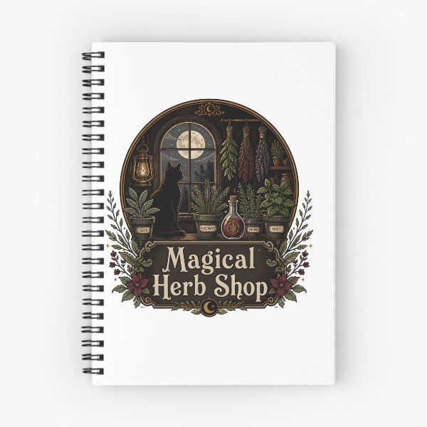 Item preview, Magical Herb Shop The Midnight Shop Window designed and sold by RoyesButler.