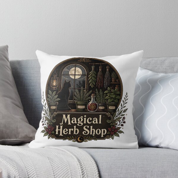 Item preview, Magical Herb Shop The Midnight Shop Window designed and sold by RoyesButler.