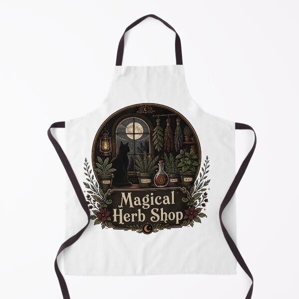Item preview, Magical Herb Shop The Midnight Shop Window designed and sold by RoyesButler.