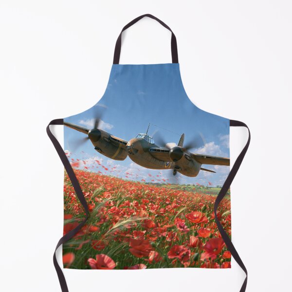 Item preview, Mosquito Low Level Over The Poppies designed and sold by Skyframe Aviation.