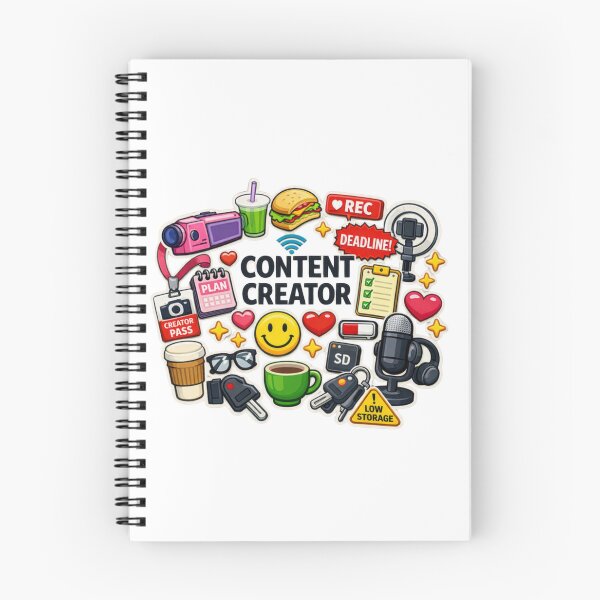 Item preview, Modern Content Creator Sticker Bomb Tote Bag designed and sold by Jenni Tee.