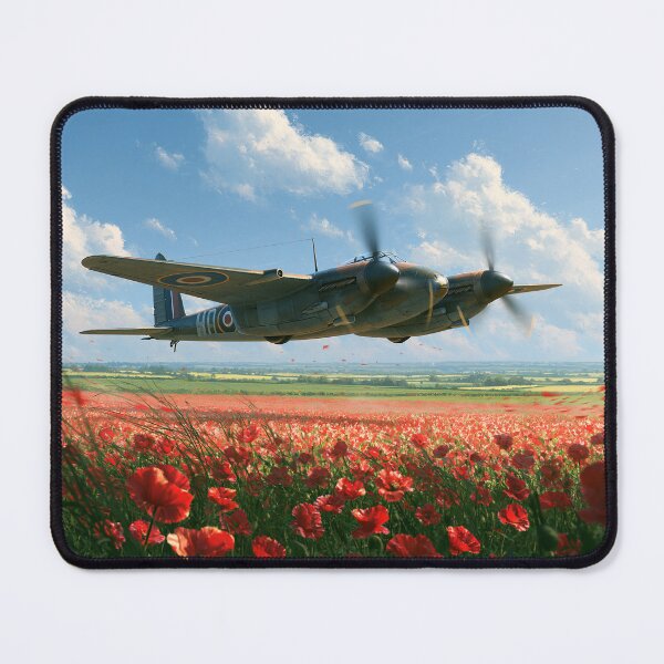 Item preview, RAF Mosquito Poppies And Wings designed and sold by Skyframe Aviation.