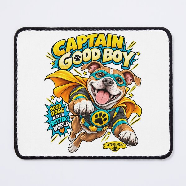 Item preview, SuperHero Pitbull - Heroic Pit Bull Dog designed and sold by PitBullVibes.com.