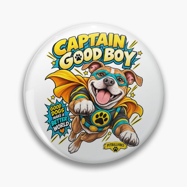 Item preview, SuperHero Pitbull - Heroic Pit Bull Dog designed and sold by PitBullVibes.com.