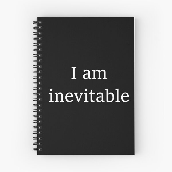 Item preview, I am Inevitable T-Shirt Design designed and sold by bionixart.