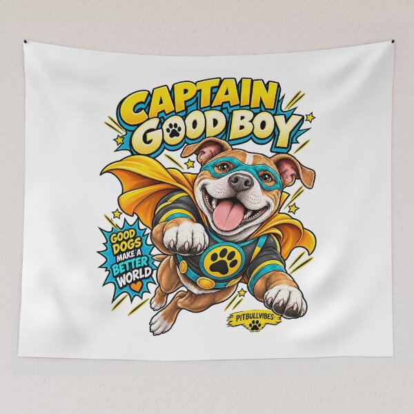Item preview, SuperHero Pitbull - Heroic Pit Bull Dog designed and sold by PitBullVibes.com.