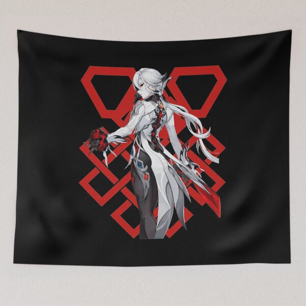 Item preview, Anime Character White Hair Red Geometric Design  designed and sold by HannahPh987962.