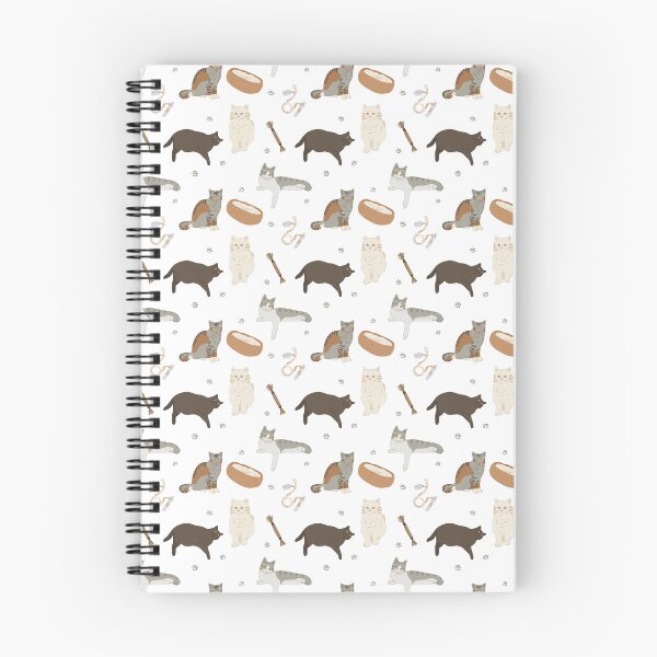 Item preview, Cute Flat Vector Cozy Cats and Food Bowls Pattern designed and sold by svitlaarty.
