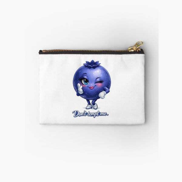Item preview, Don’t Tempt Me Blueberry Pastel Kawaii Flirty Fruit Art designed and sold by Sommium .