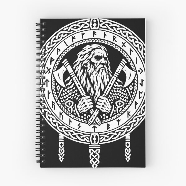 Item preview, The Oath on the Axes - Viking Emblem designed and sold by Skoelgrim.