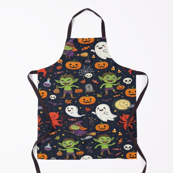 Item preview, Playful Cartoon Halloween Monsters Seamless Pattern designed and sold by Solomon-Ent-144.