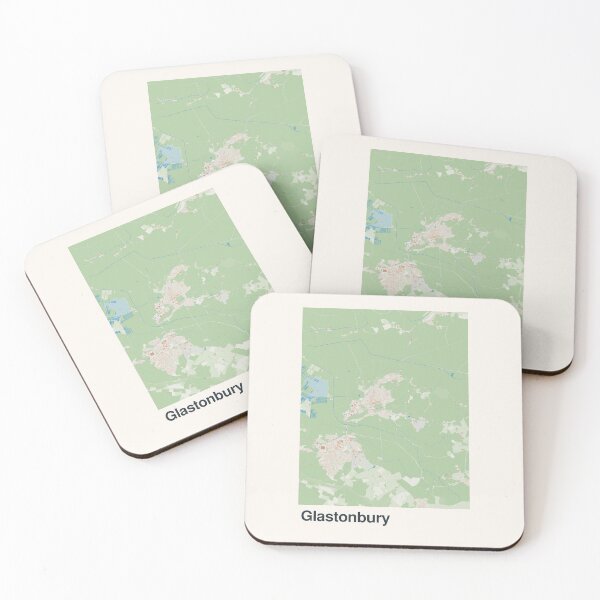 Item preview, Glastonbury Minimalistic Map Art designed and sold by MapsNerd.