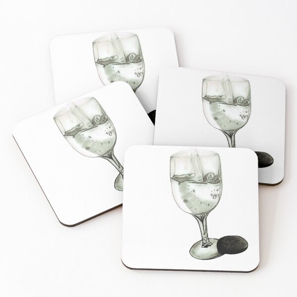 Item preview, Hand-Drawn Drink Glass Pencil Sketch Art designed and sold by Alaakadry800.