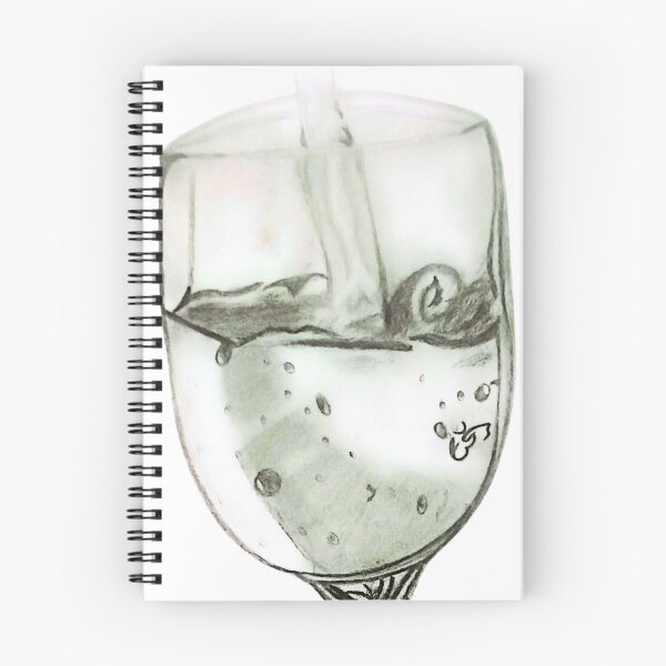 Item preview, Hand-Drawn Drink Glass Pencil Sketch Art designed and sold by Alaakadry800.
