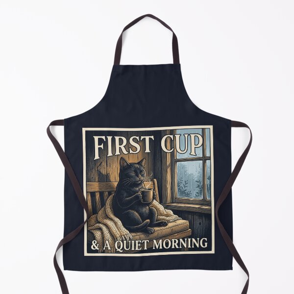 Item preview, First Cup & a Quiet Morning designed and sold by QuietNovaShop.