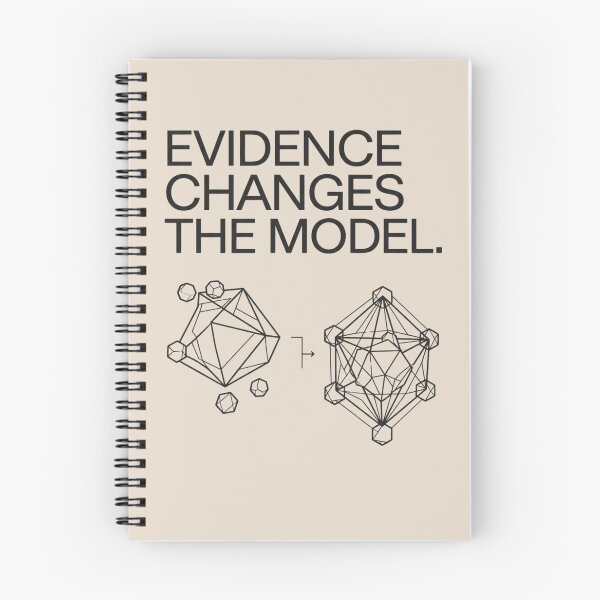 Item preview, Evidence Changes the Model Scientific Research Science Design designed and sold by Amr Darwish Graphic designer.