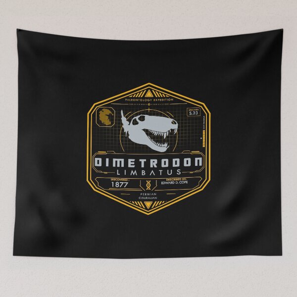 Item preview, Dimetrodon limbatus | Paleontology Expedition | Synapsid Skull & Early Permian Map designed and sold by Grimtech Workshop.