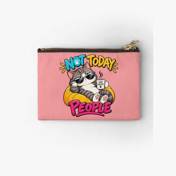 Item preview, Grumpy Cat Not Today People – Funny Anti Social Cat Lover Gift designed and sold by BELEAFCREATIV1.